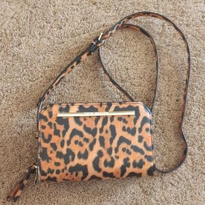 Steve Madden leopard print wallet crossbody
